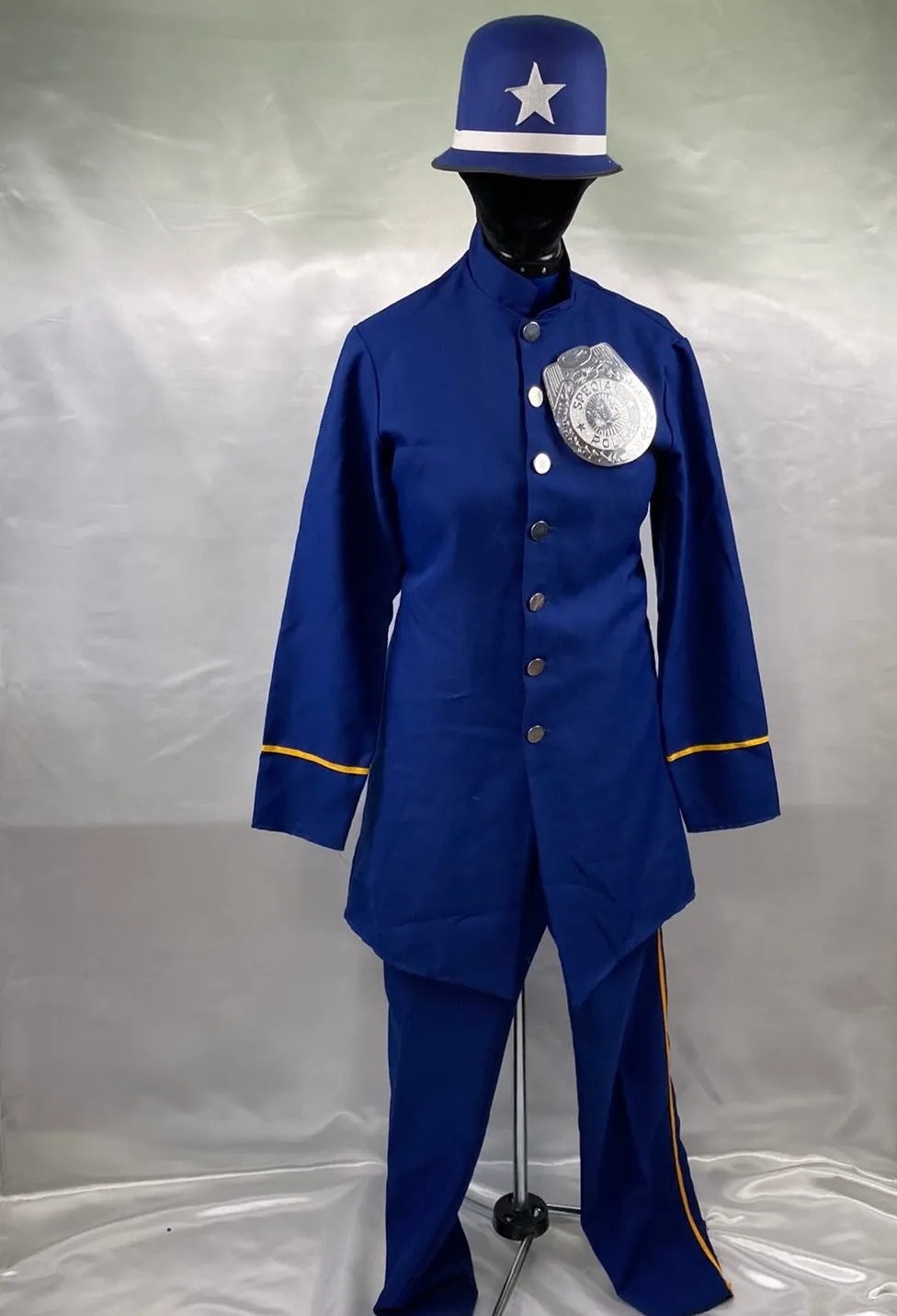 1920's Keystone Kop Costume Men's Large- Preowned