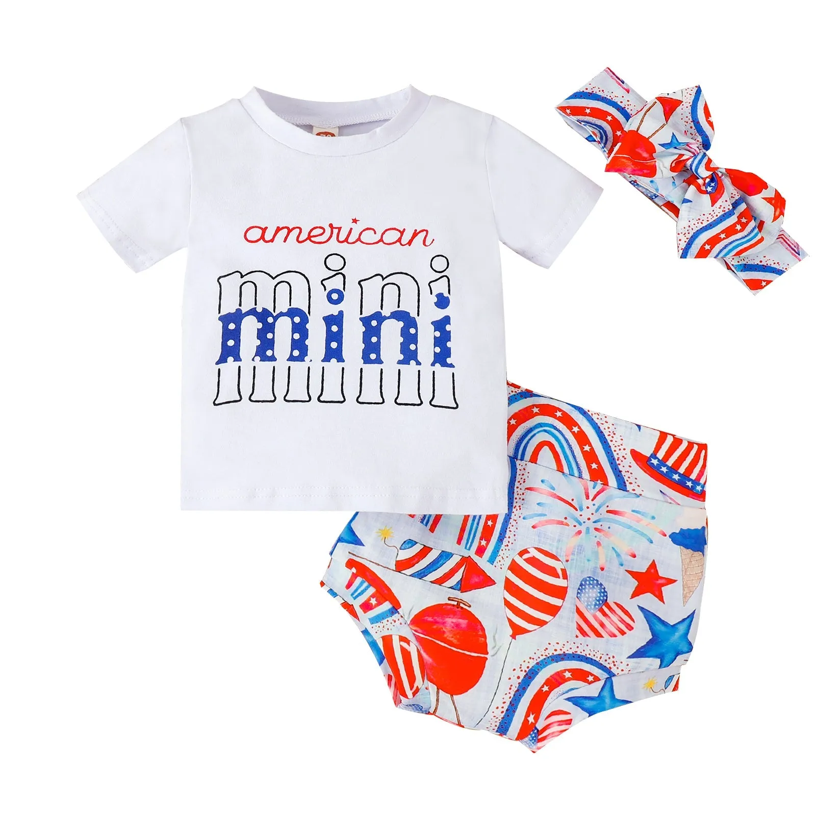 3-piece Baby Independence Day Sets