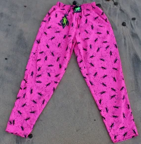 90s Forever Gecko Beach Pants Fuchsia