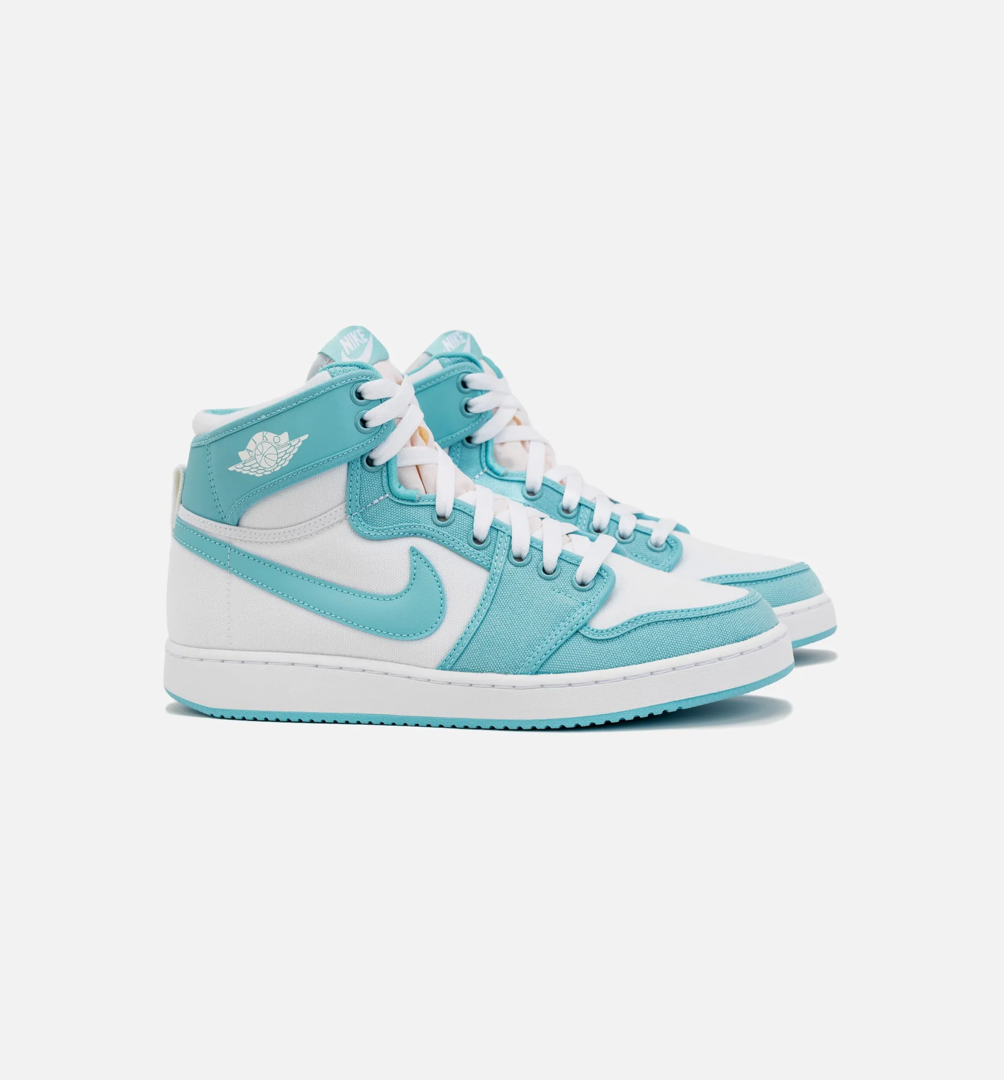 Air Jordan 1 KO Bleached Aqua Mens Lifestyle Shoe - Aqua/White