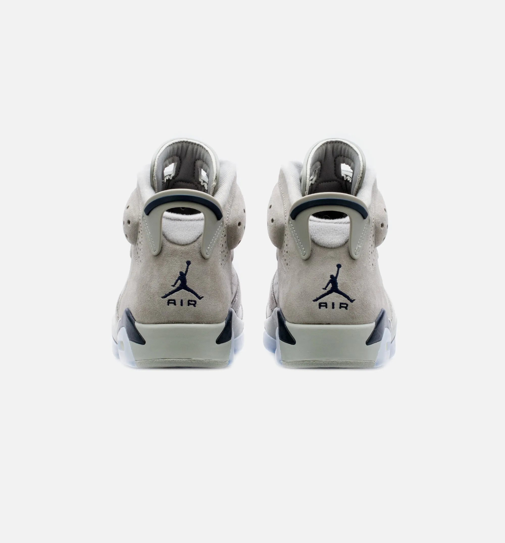 Air Jordan 6 Retro Georgetown Mens Lifestyle Shoe - Grey/Navy Blue Free Shipping