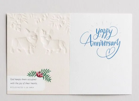 Anniversary - Hey, you Two! Card