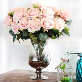 Artificial Decorative Silk Rose Bouquet