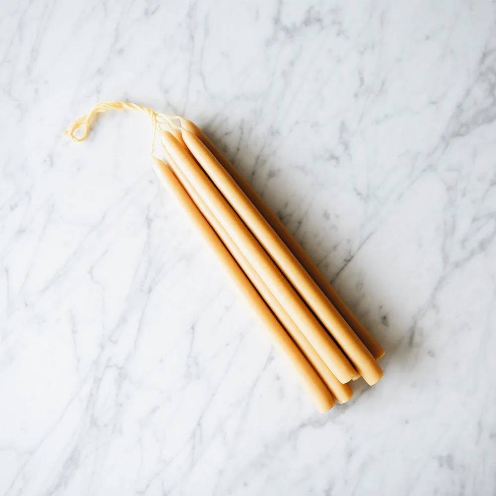 Beeswax Taper Candles