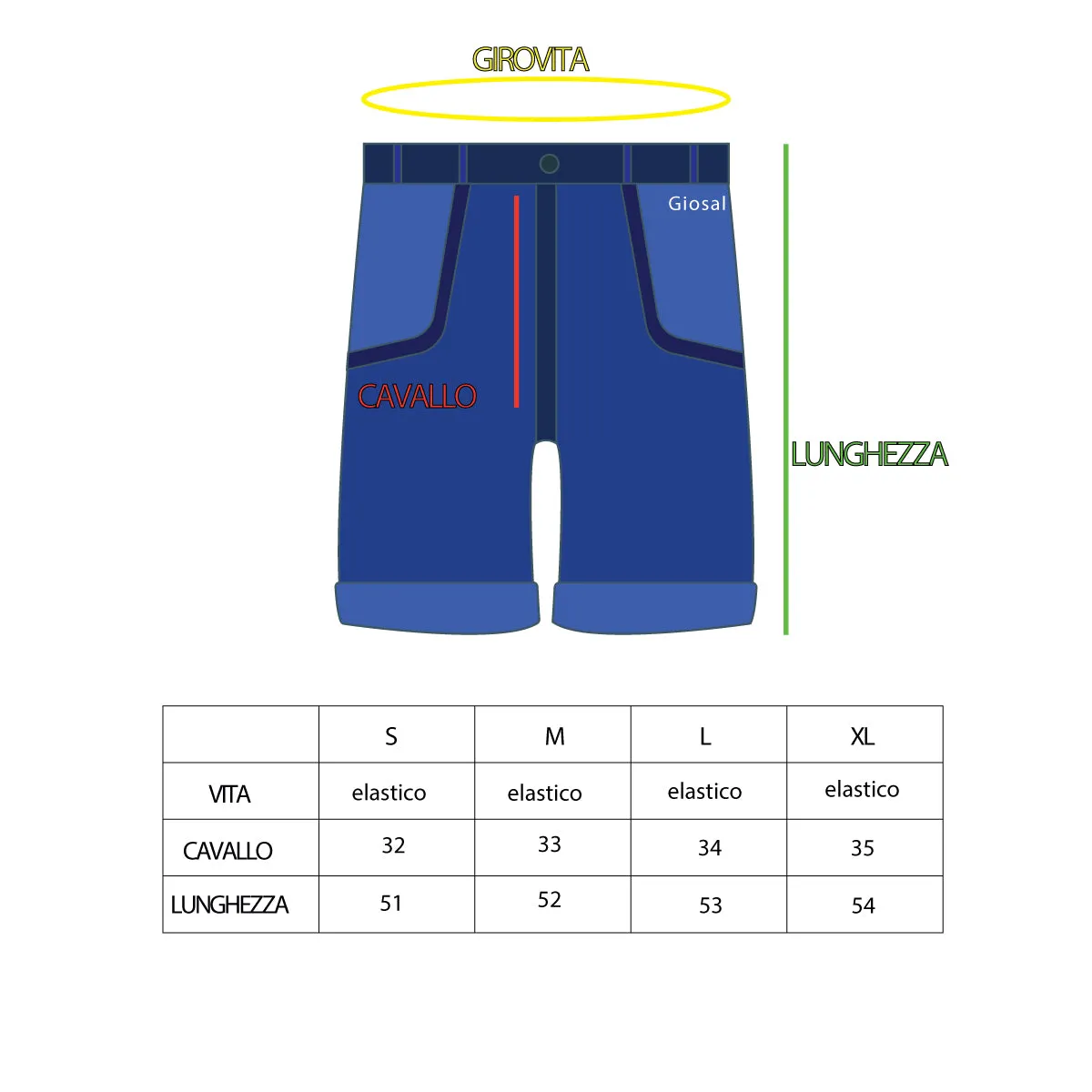 Bermuda Pantaloncino Uomo Shorts Stampa Cargo GIOSAL-PC1521A