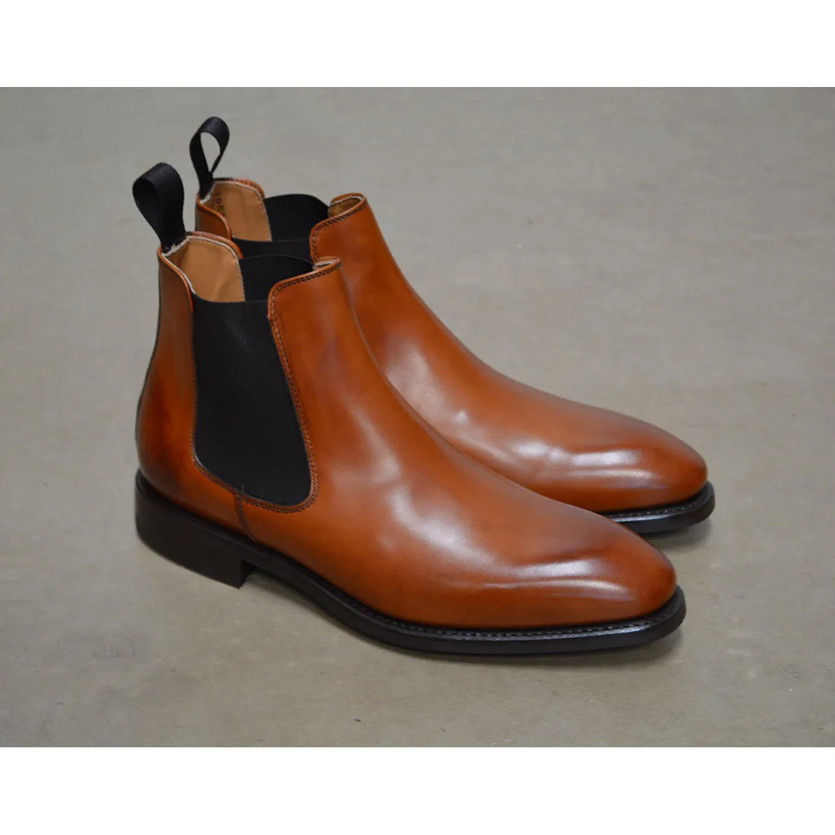 Berwick 1707 Chelsea Boot (475)- Vegano Tan