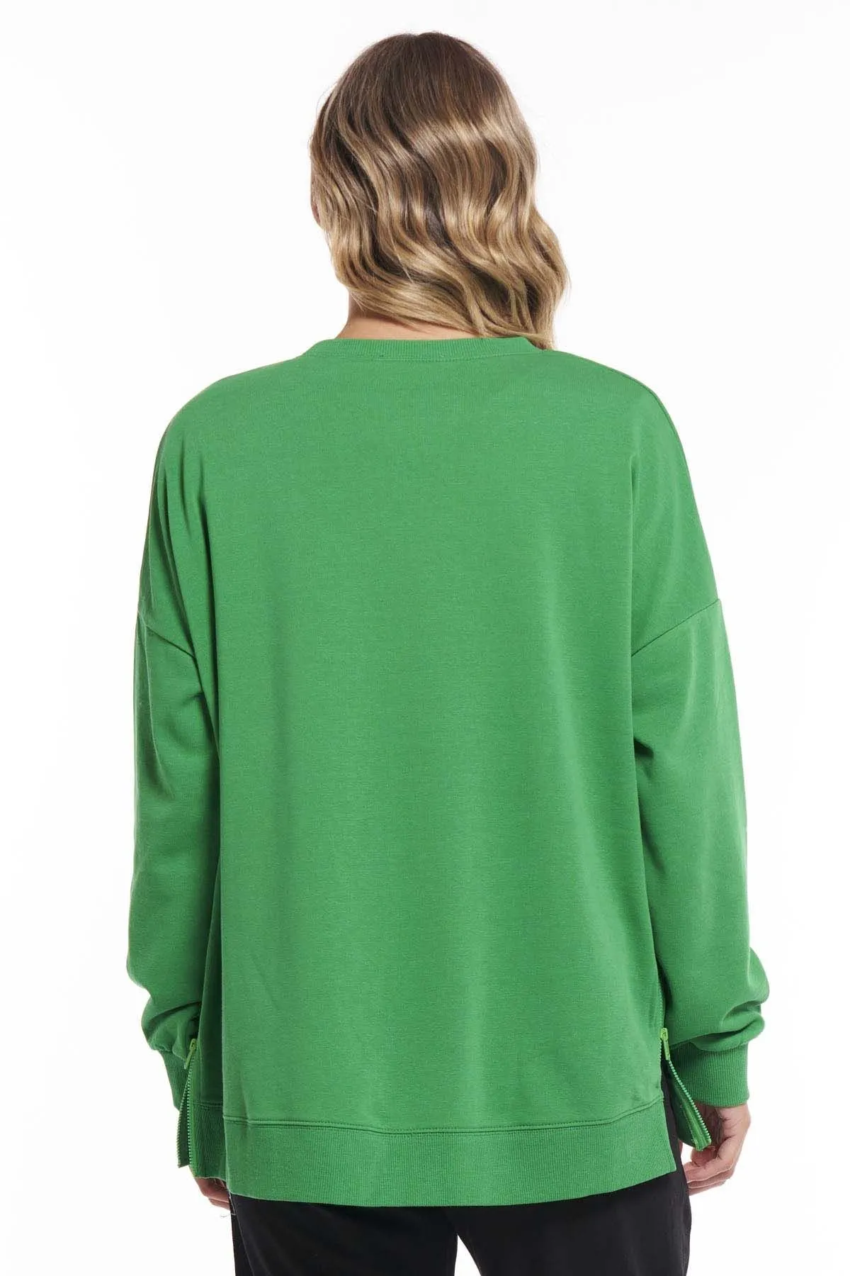 Betty Basics Jetta Sweater in Village Green