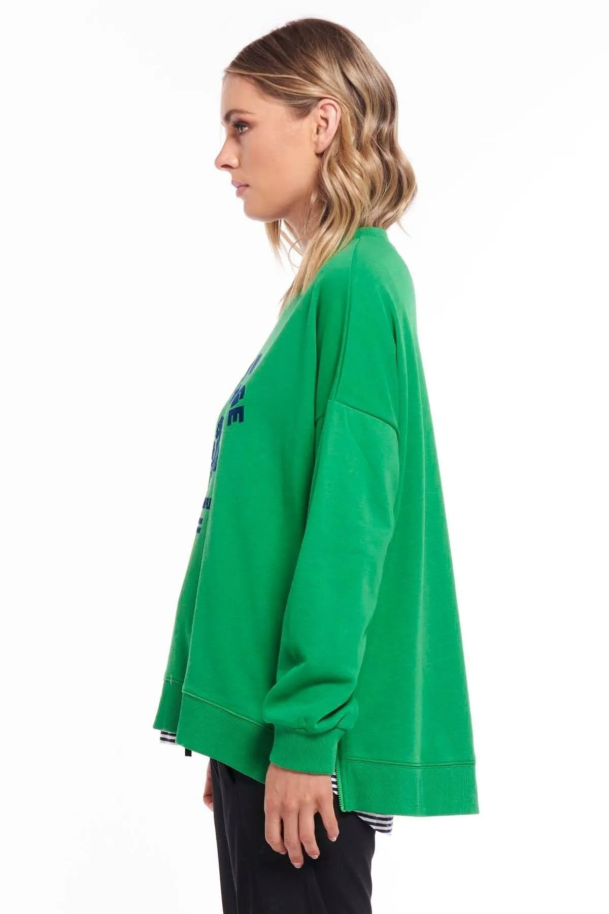 Betty Basics Jetta Sweater in Village Green