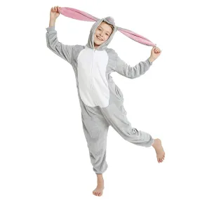 Big-Ear Grey Bunny Kids Onesie