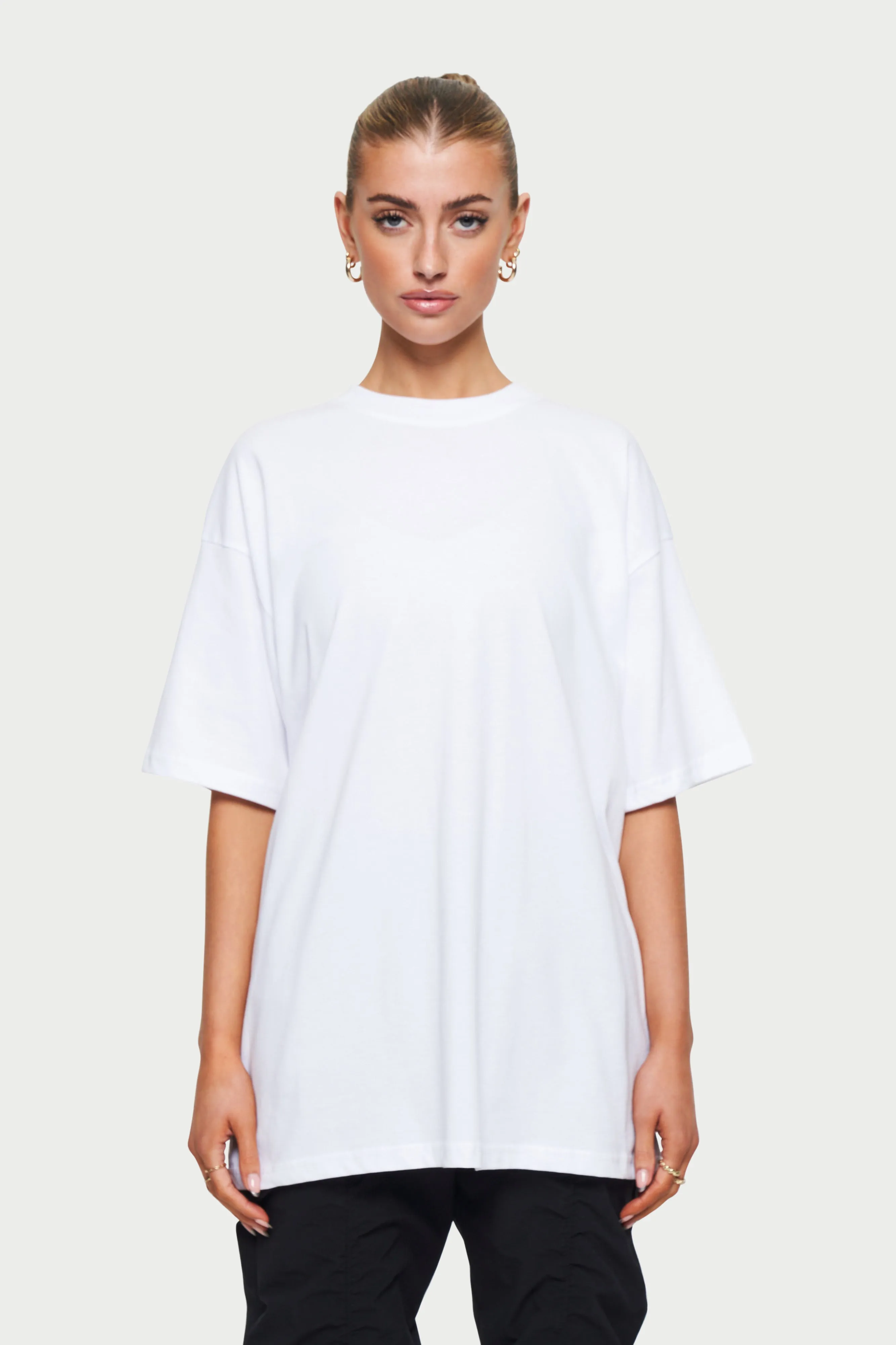 BLANK OVERSIZED T-SHIRT - WHITE