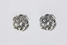 Carolyn Pollack 925 Silver Scroll Earrings (8.23g.)