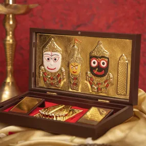 Craftemporio Jagannath Pocket Temple (24 Karat Gold Coated)