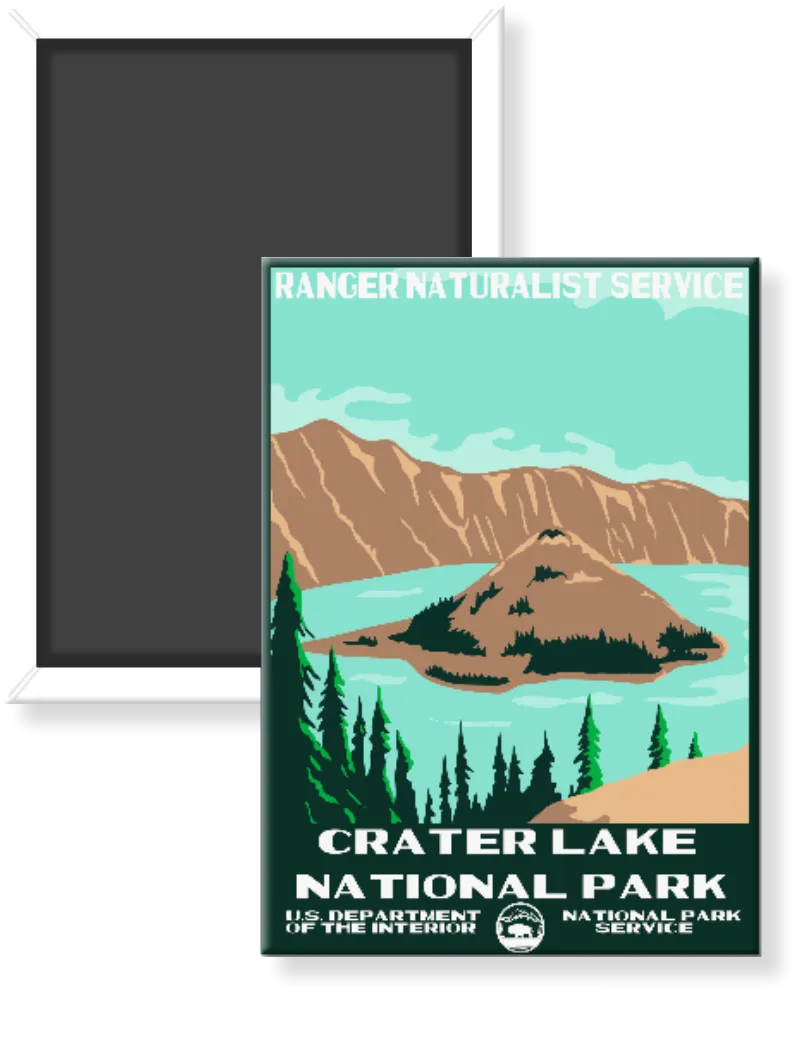 Crater Lake National Park WPA Magnet