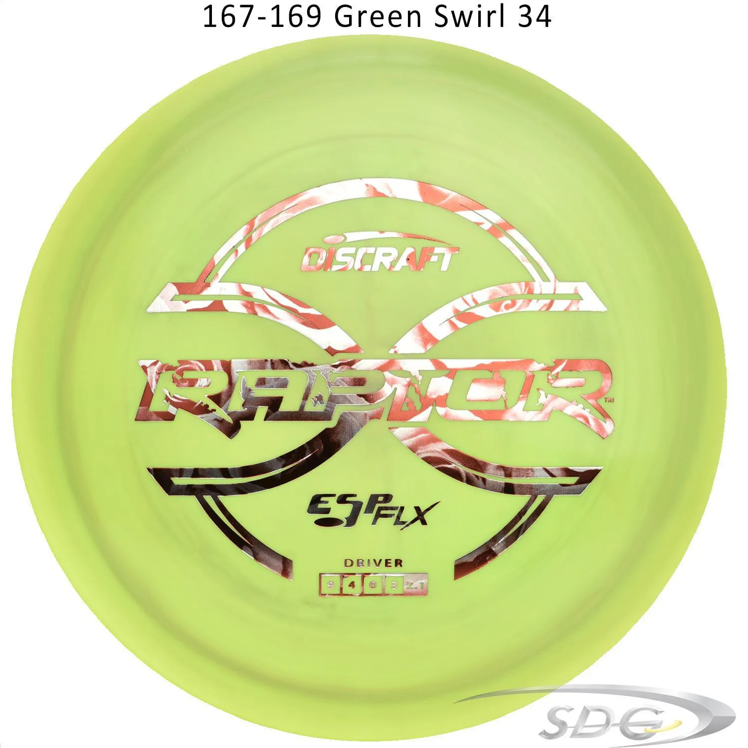 Discraft ESP FLX Raptor Disc Golf Distance Driver