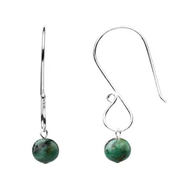 Earring | S Loop | African Turquoise