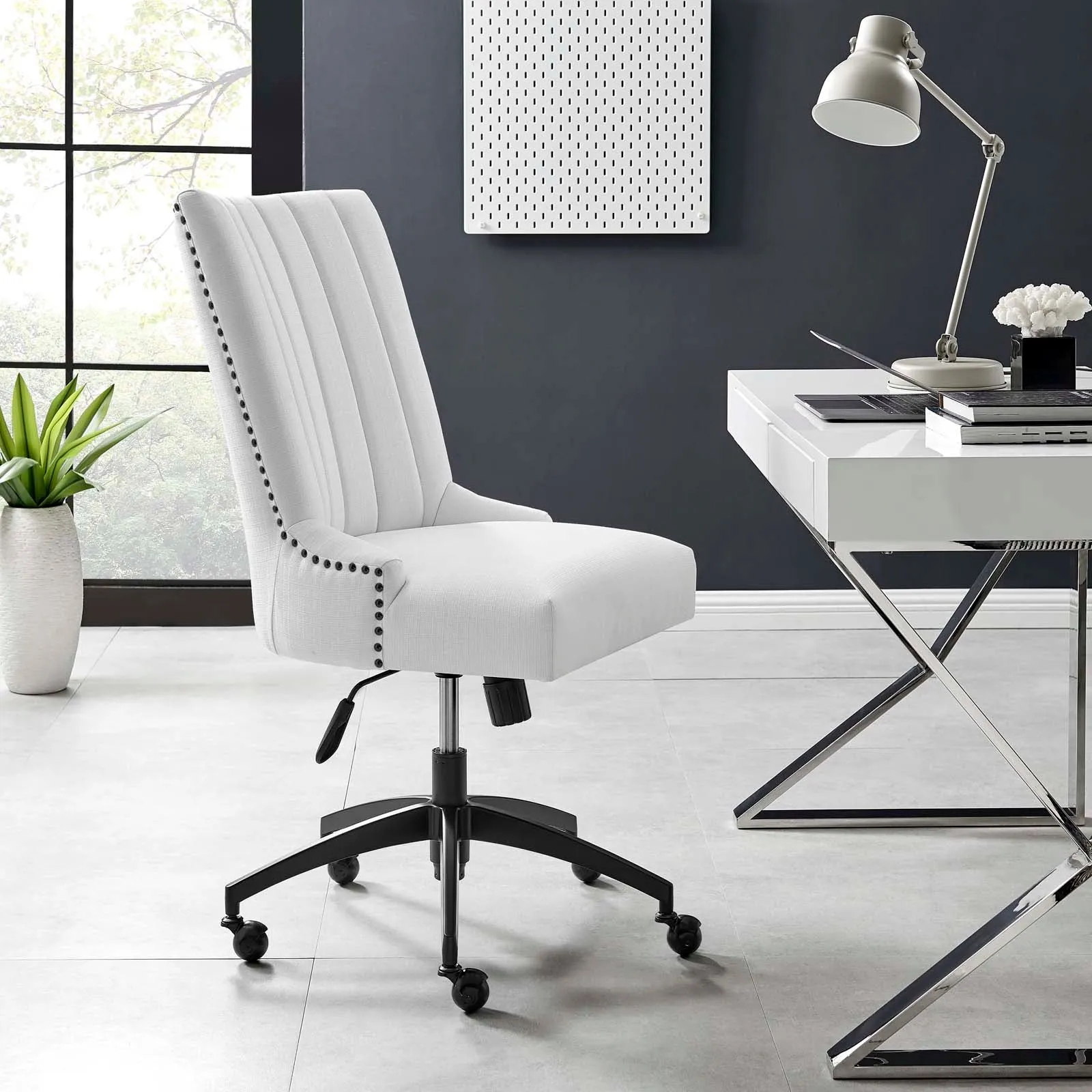 Empower Channel Tufted Fabric Office Chair