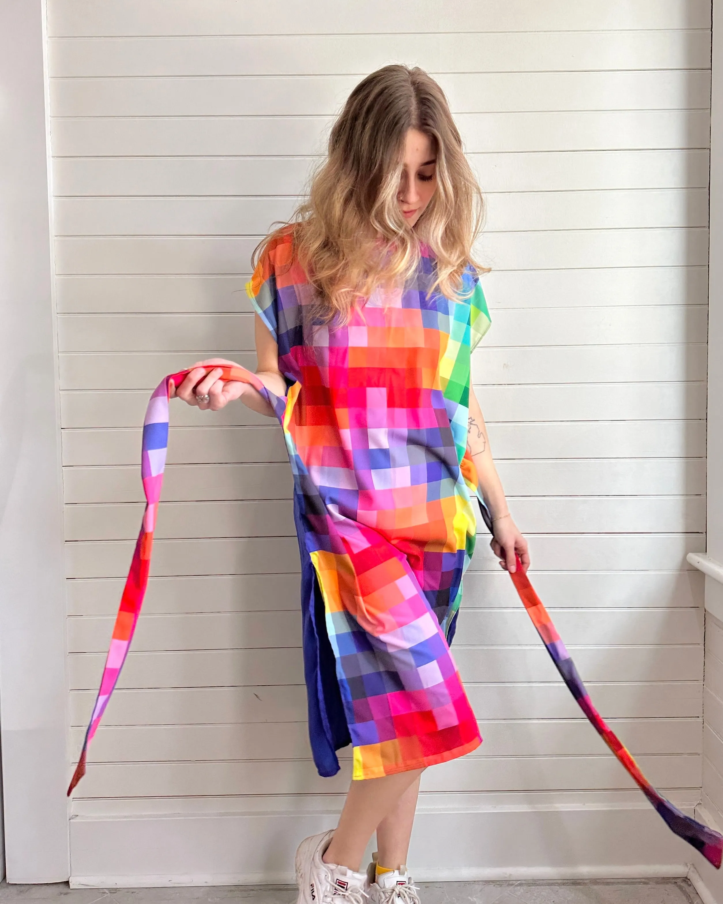 Grace Dress- Pixel Print