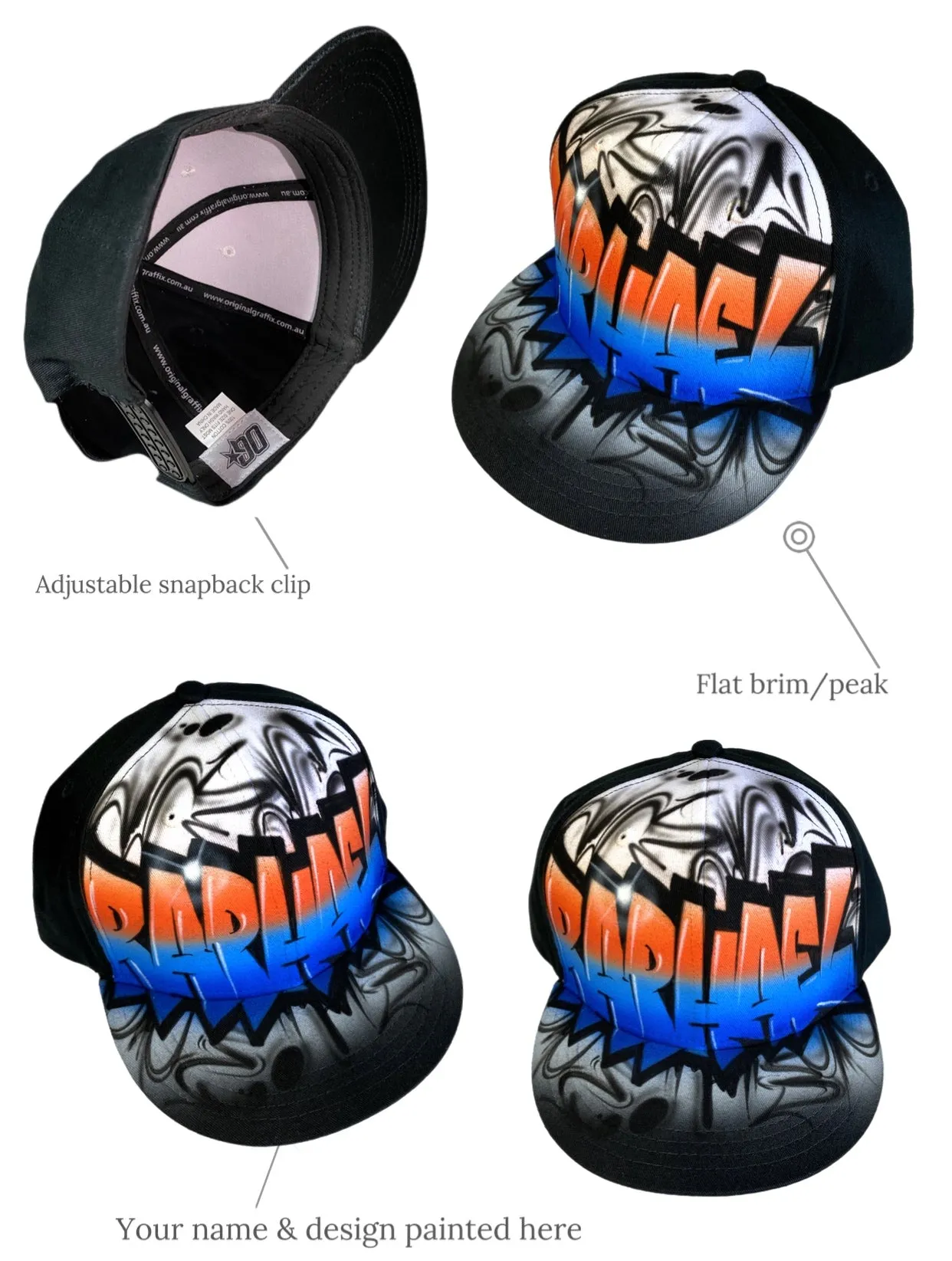 Graffiti Bomb Snapback (5)