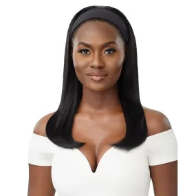 HH-NATURAL STRAIGHT 20 | Outre Human Hair Headband Wig