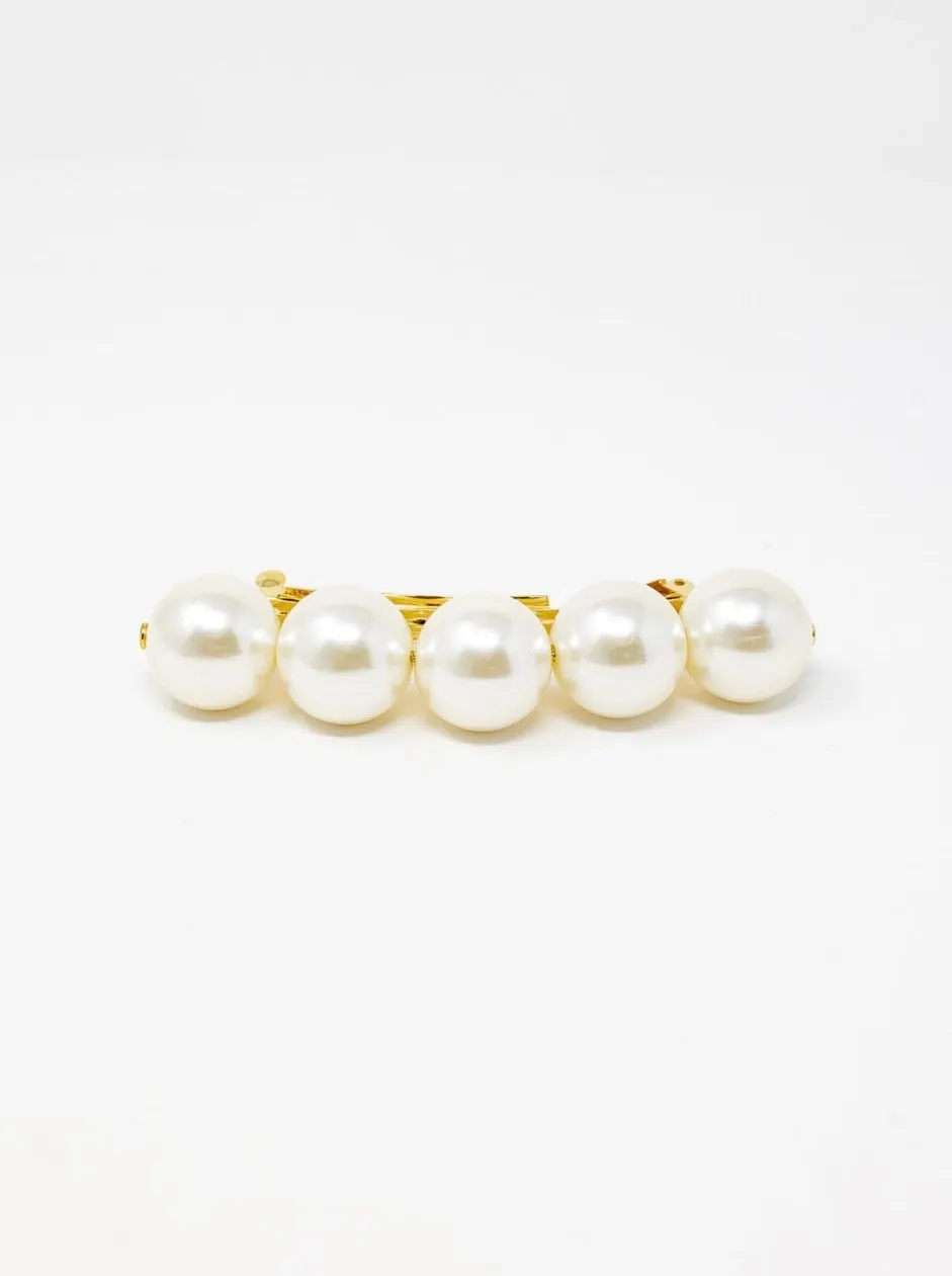 Large Pearl Hair Clip