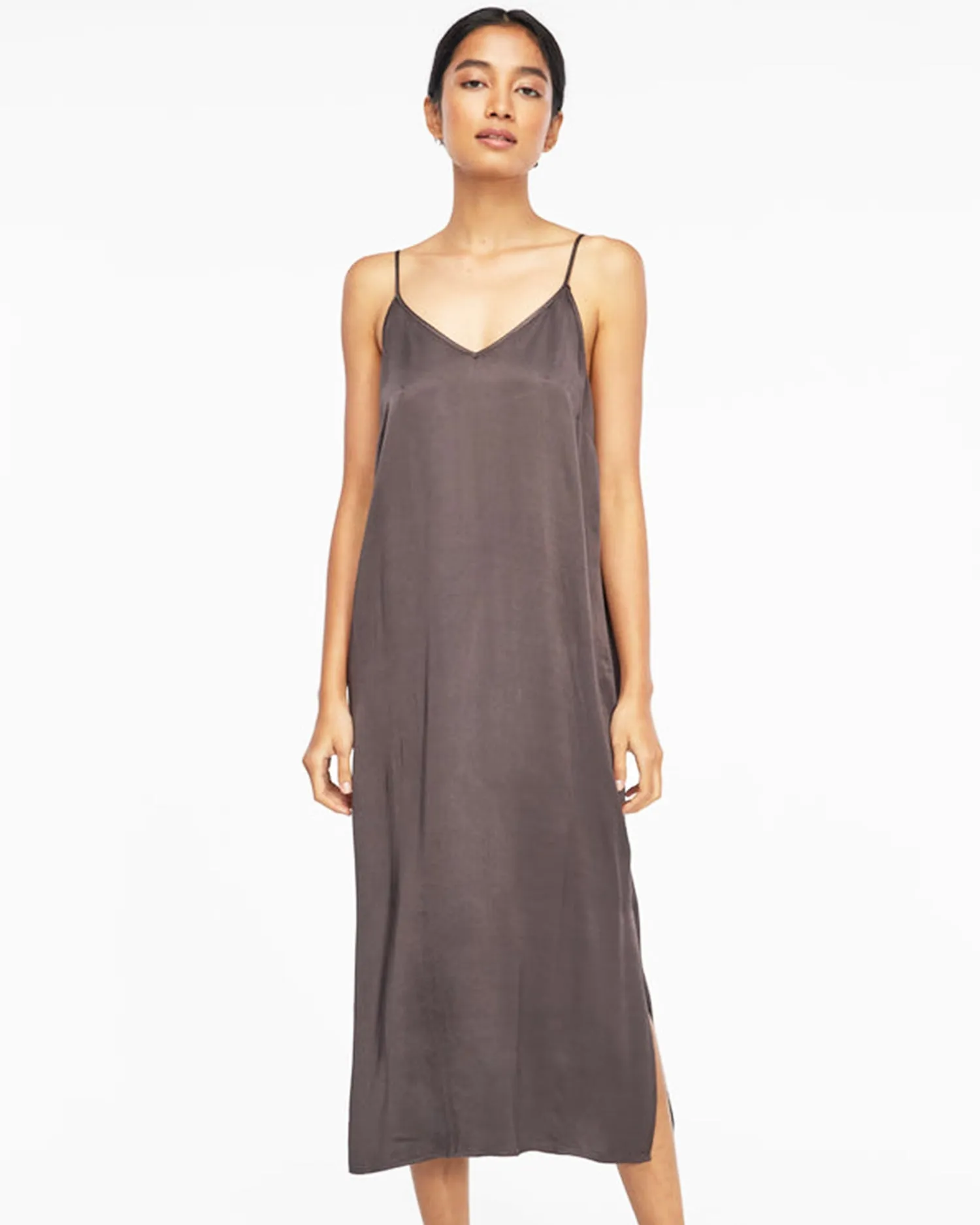 Leia Slip – Charcoal