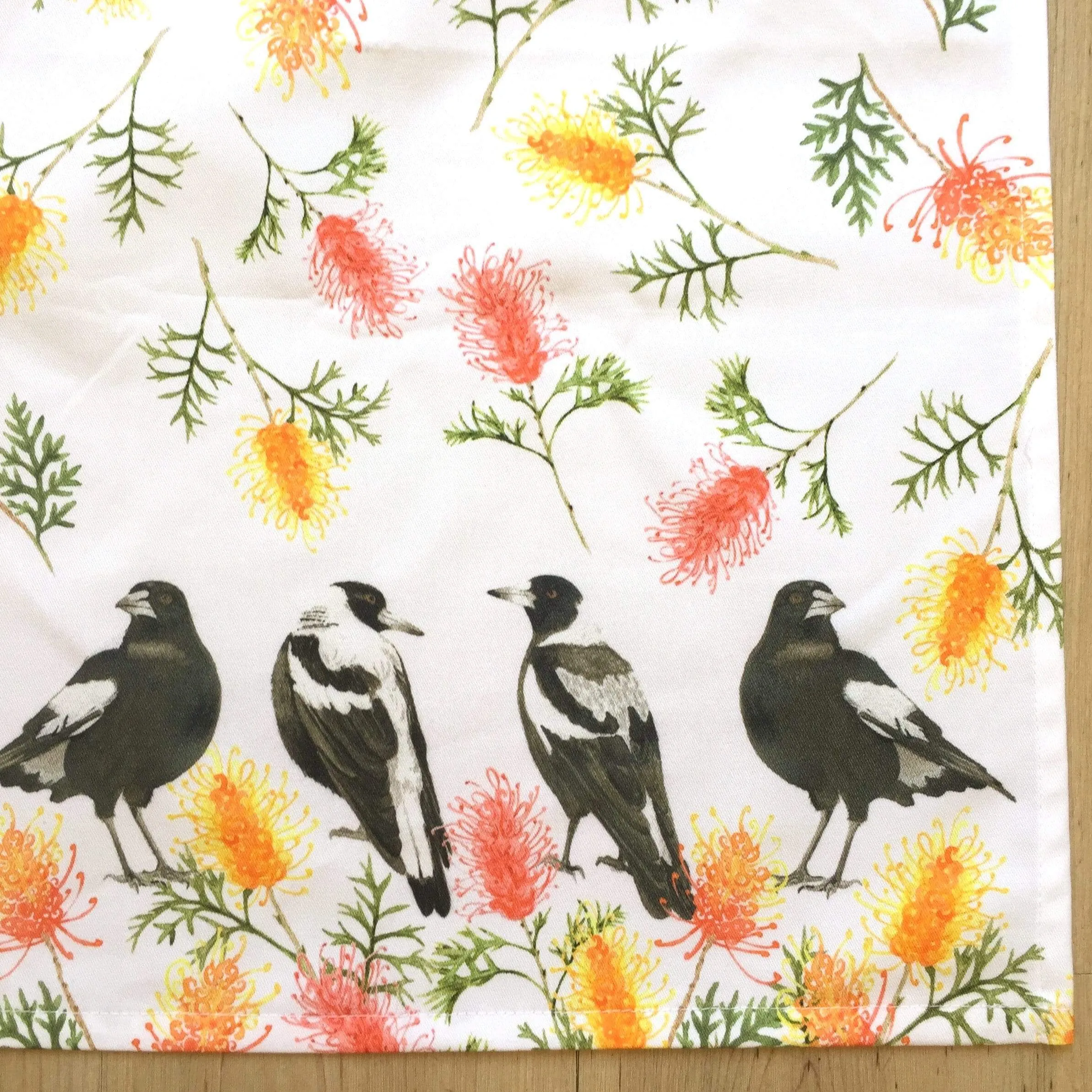 Magpie Tea towel