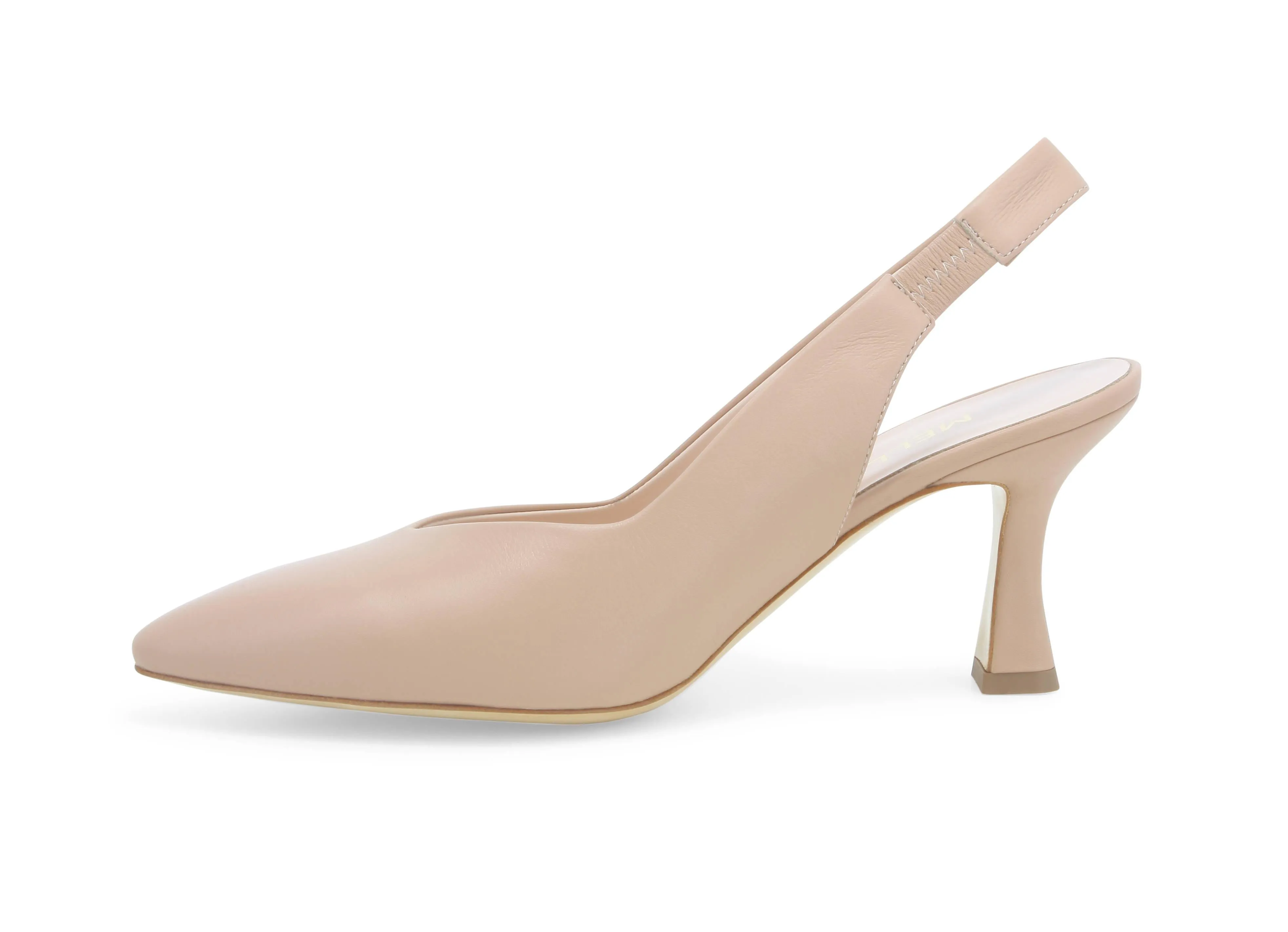 Melluso Décolleté Slingback Scollatura V Tomaia in Pelle