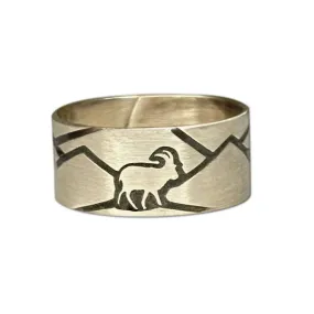 Mtn Goat Adjustable Ring