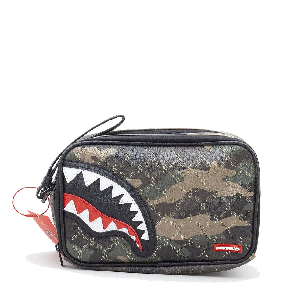 Necessaire SPRAYGROUND stampa $ Pattern Over Camo