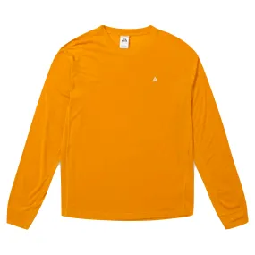 NIKE DRI-FIT ACG “GOAT ROCKS” L/S T-SHIRT - GOLD SUEDE/SANDDRIFT