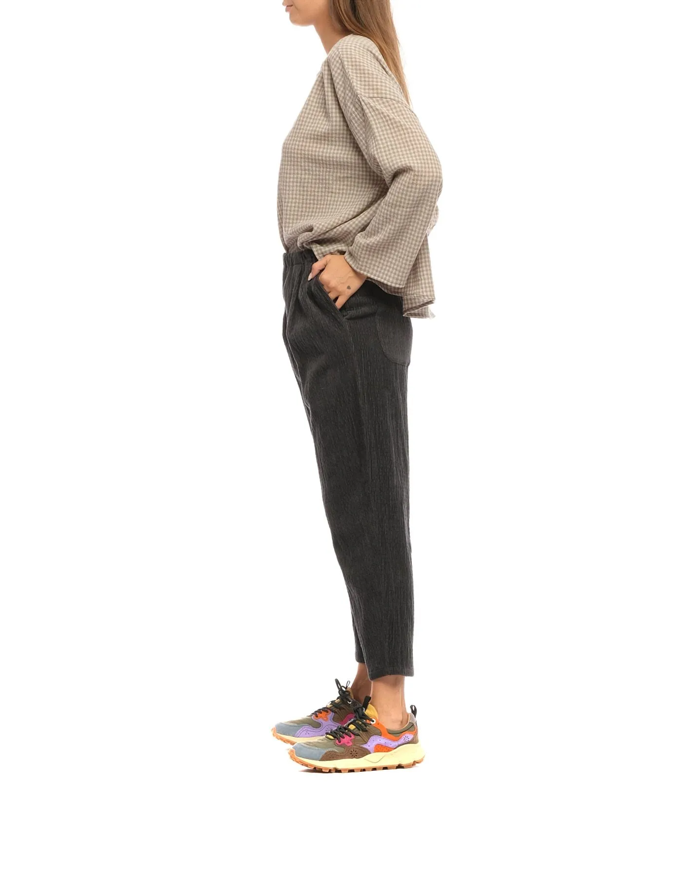 Pants woman P1002 TS729 GRIGIO SCURO A.B APUNTOB