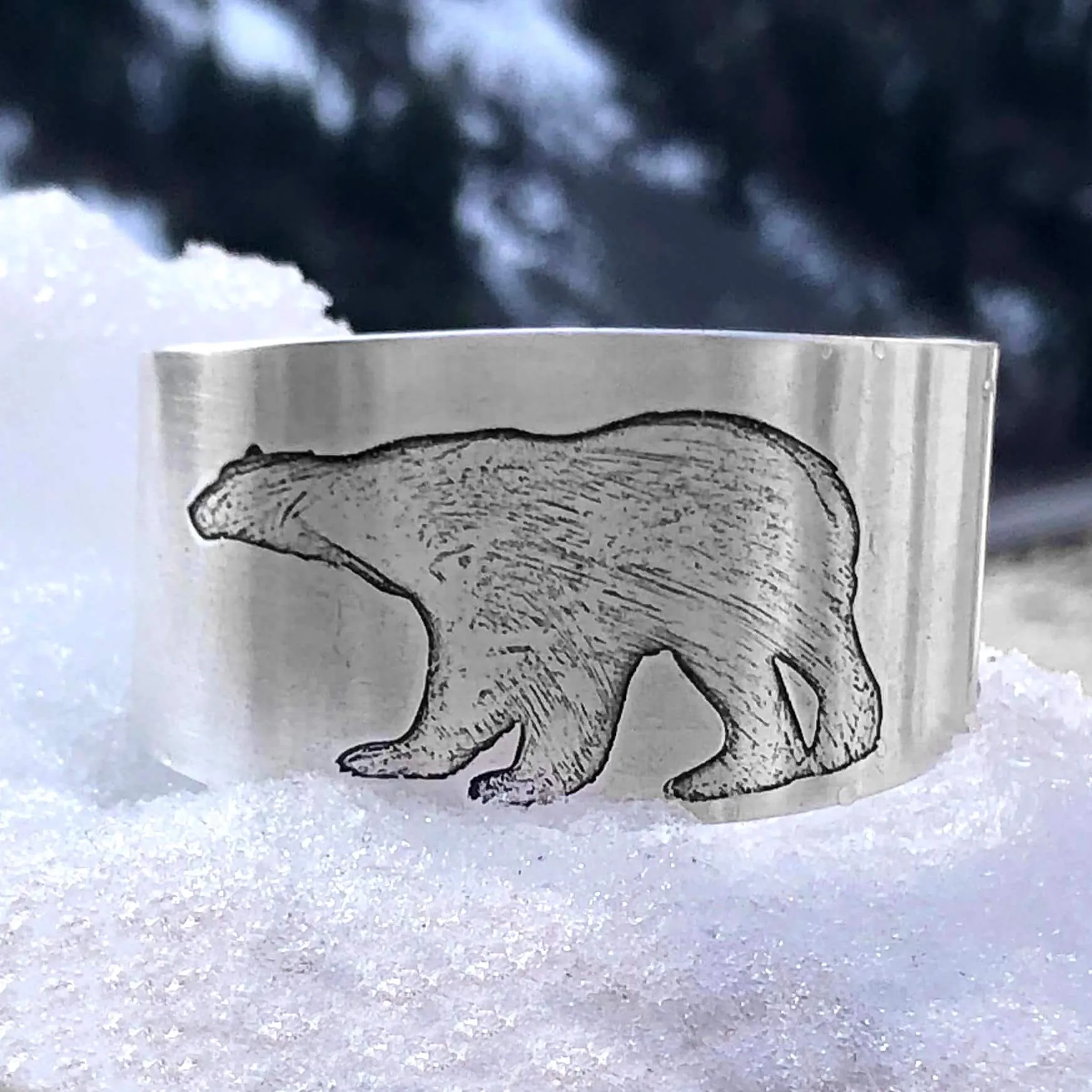 Polar Bear Cuff