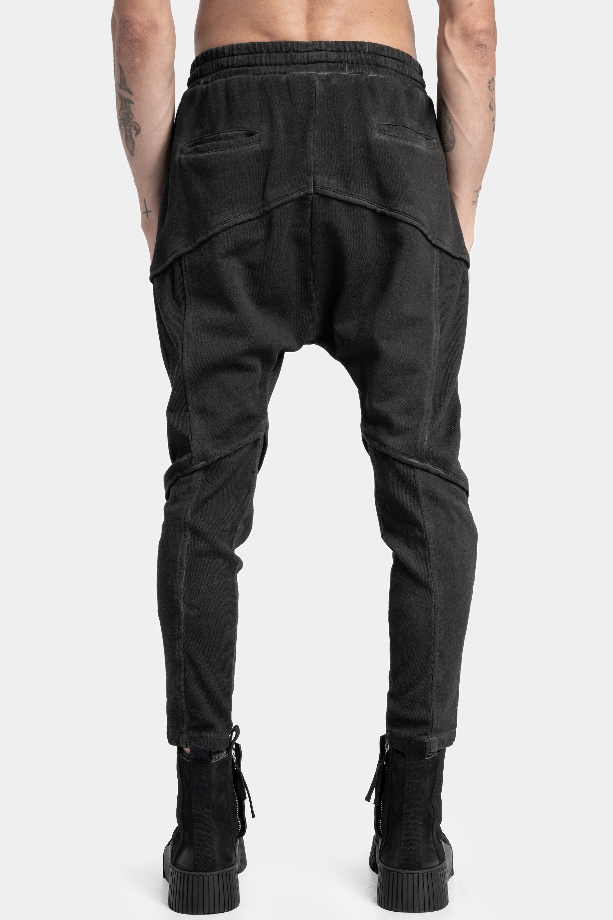 Rib inserts cold dyed sweatpants