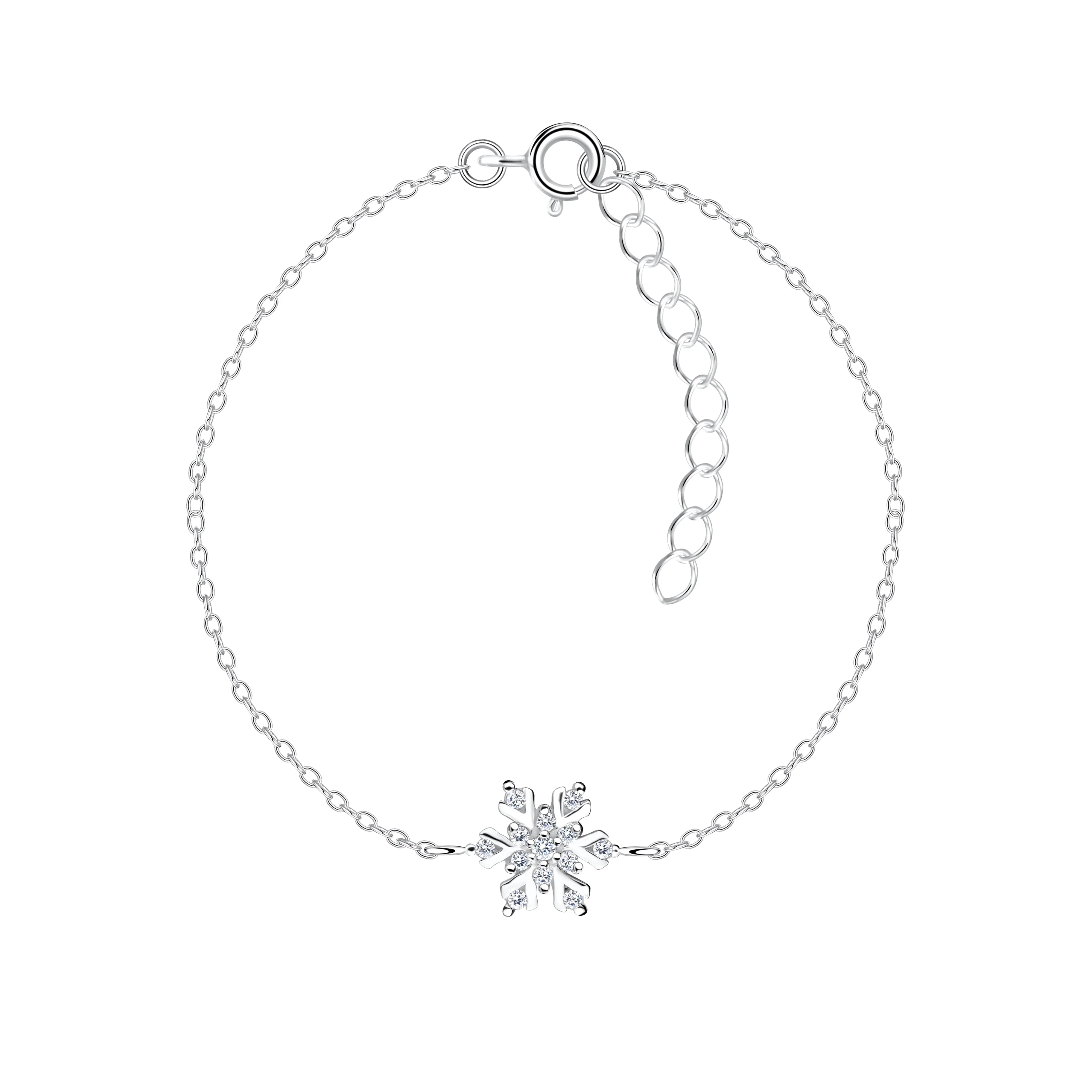 Savvy Kids | Snowflake Bracelet | Sterling Silver