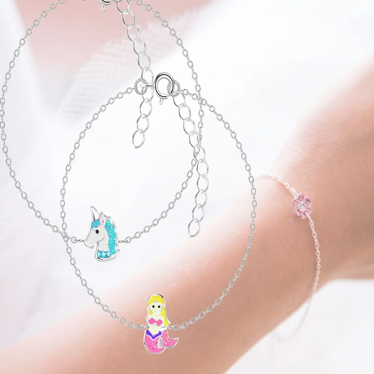 Savvy Kids | Snowflake Bracelet | Sterling Silver