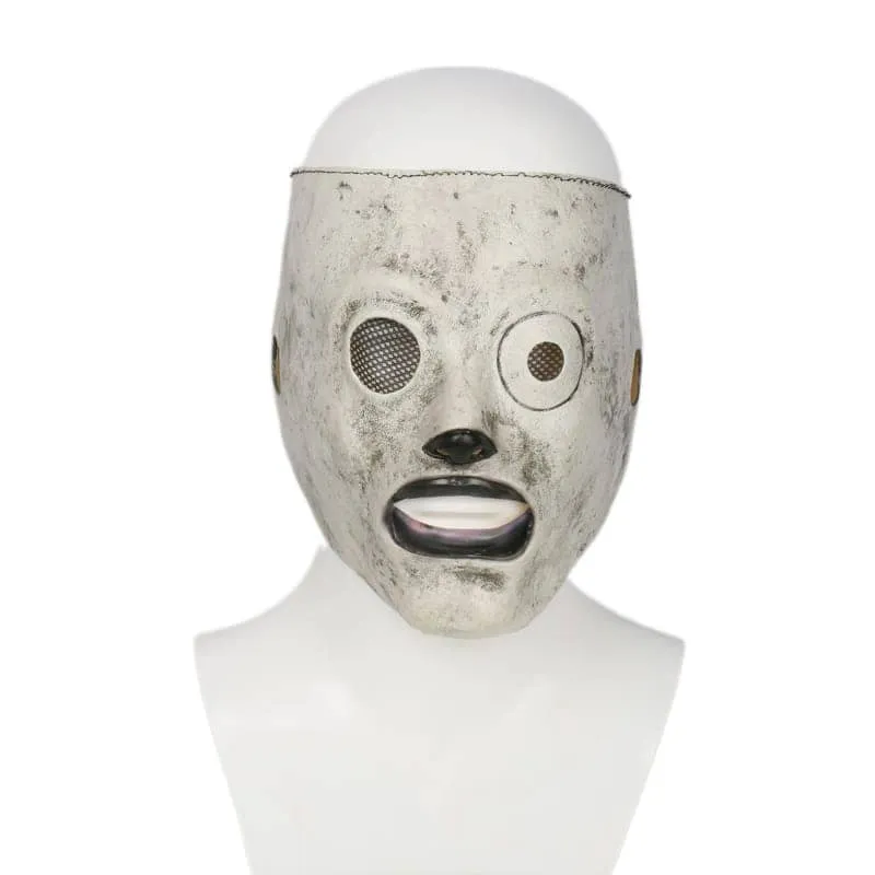 【Special deal】Xcoser Slipknot Corey Taylor Cosplay Latex mask for Adult Halloween Latex Silver