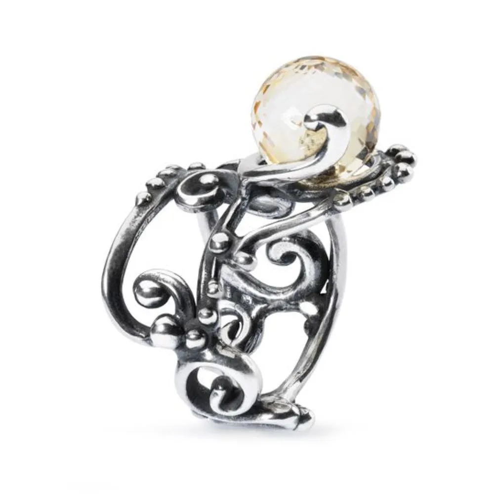 Trollbeads Citrine Facet Ring