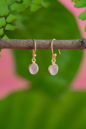 Tuana Rose Quartz Earrings