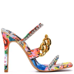 Vavaboom Heeled Mules- Print