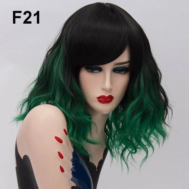 Wig Queen Mulan (Ombre Green)