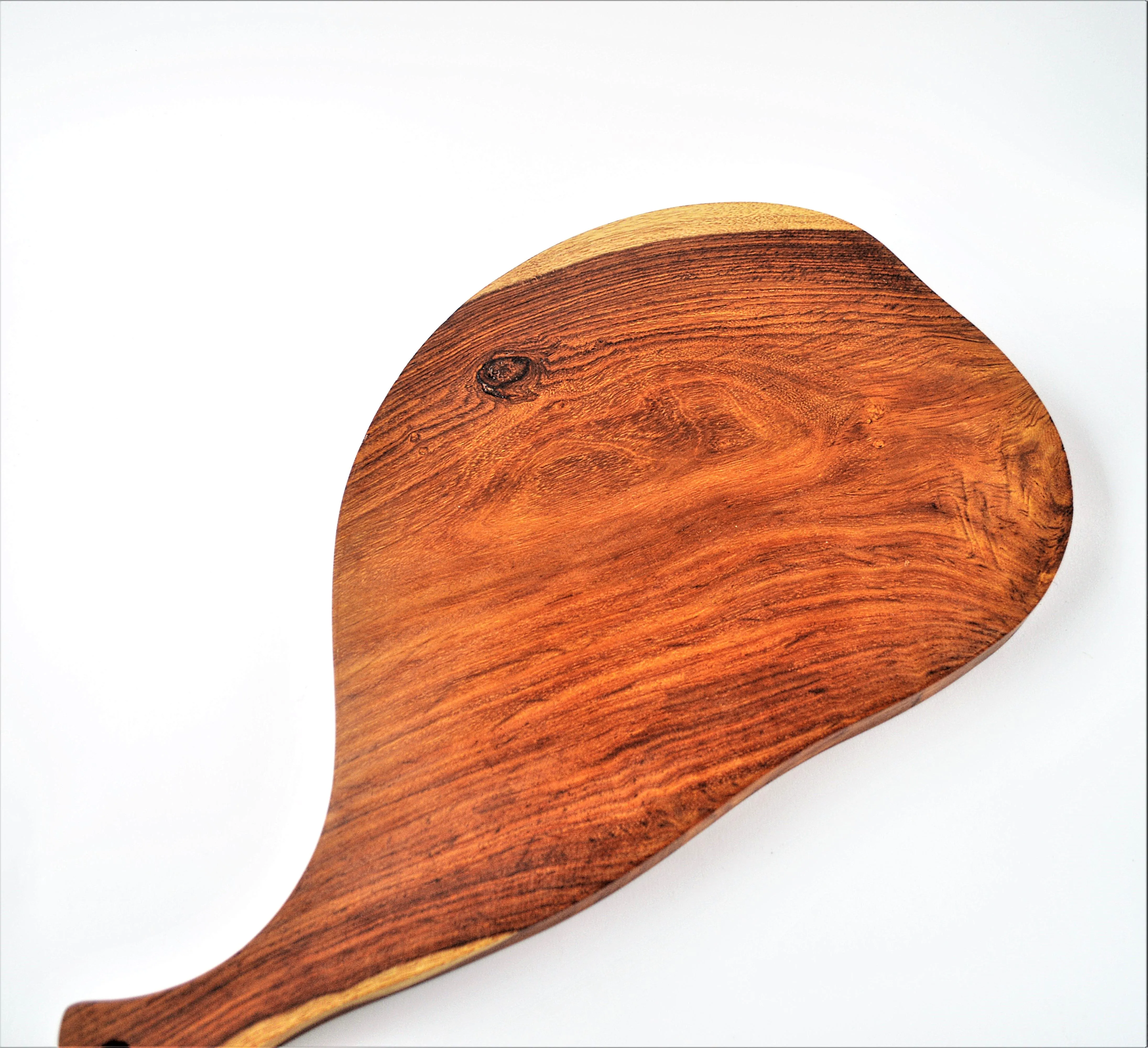 Wooden serving board organic shape (one piece available)